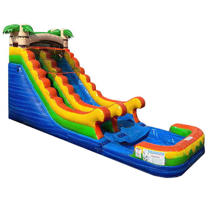 16' Sunset Tropical Wet & Dry Slide