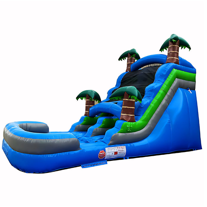 15' Lightweight Blue Tropical Slide