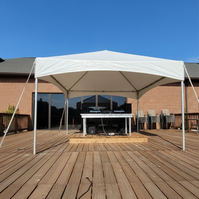 15x15 Master Series Frame Tent - Commercial White Event Canopy