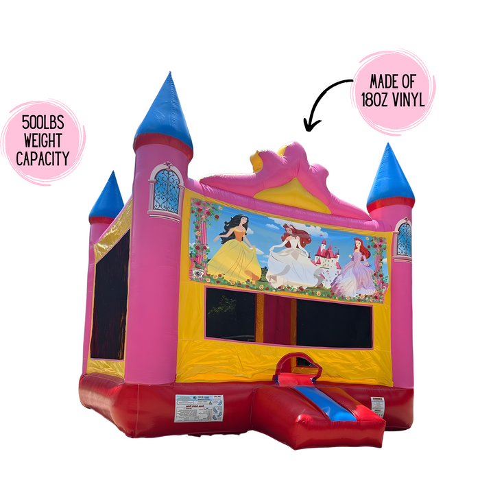 15x15 Pink Castle Bouncer