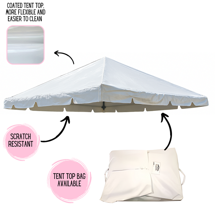 15' Wide Classic Series Frame Tent Top