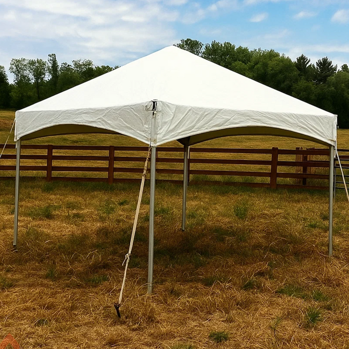 15x15 Master Series Frame Tent - Commercial White Event Canopy