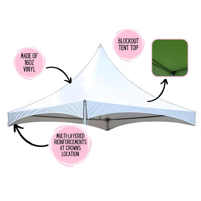 15x20 Marquee Tent Top