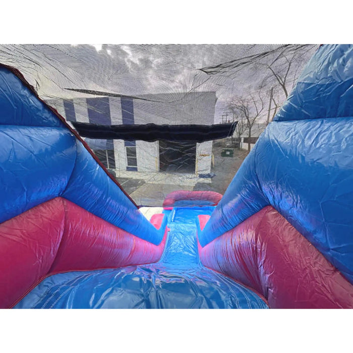 16'Lightweight Pink Slide Detachable Pool