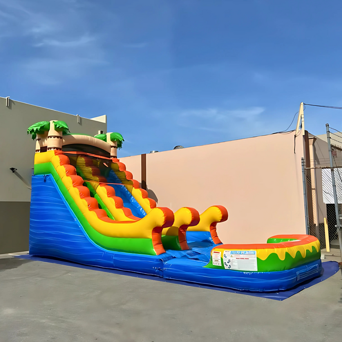 16' Sunset Tropical Wet & Dry Slide