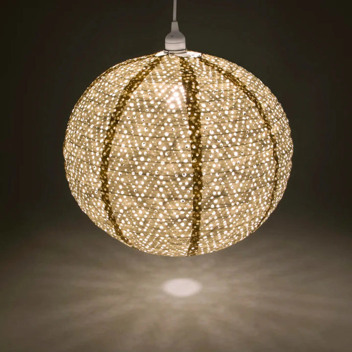 18" Chevron Pearl Pendant Lamp