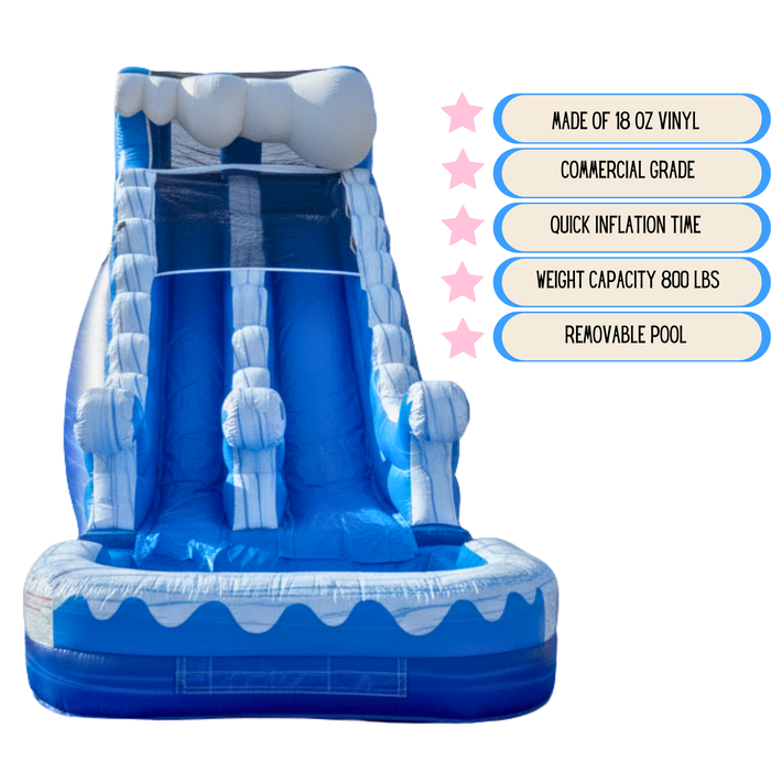 18' Ocean Wet & Dry Slide