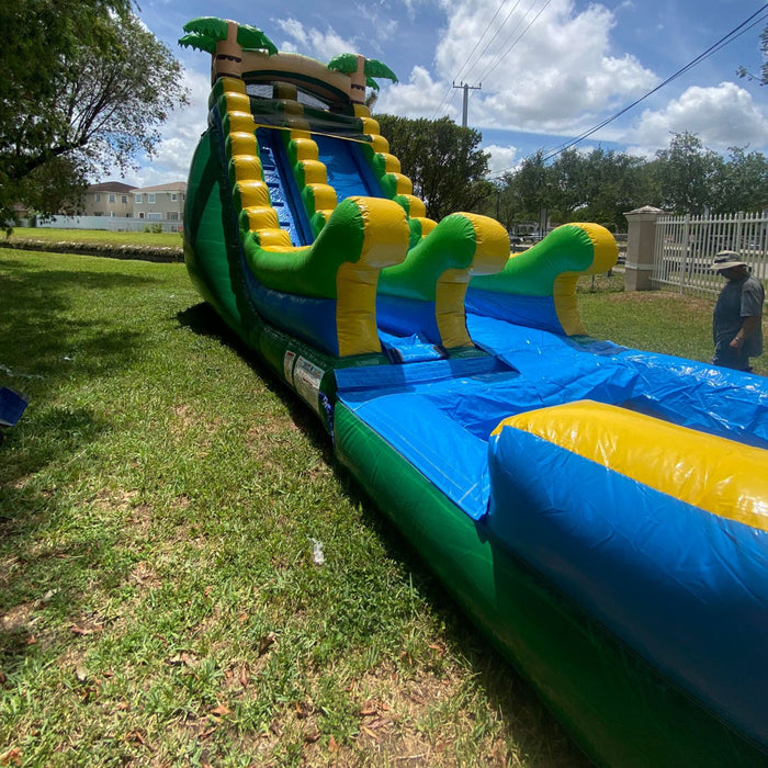 18' Tropical Wet & Dry Slide