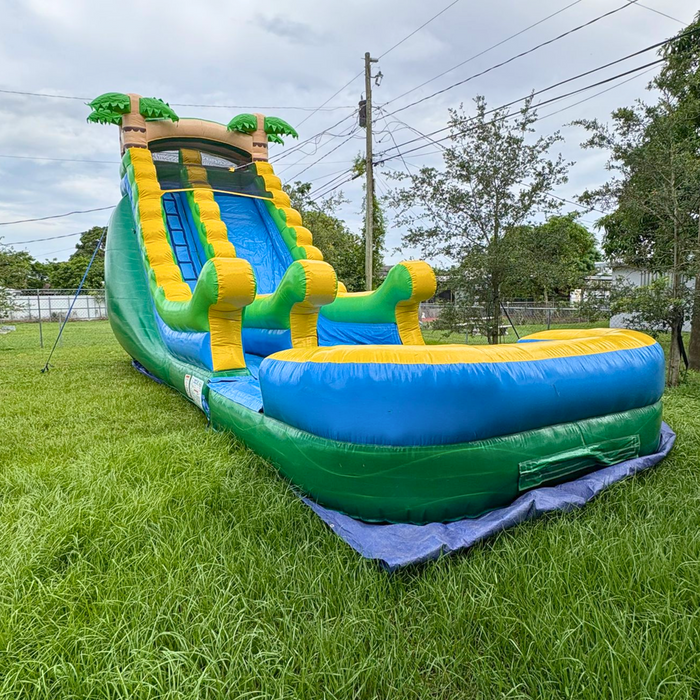 18' Tropical Wet & Dry Slide