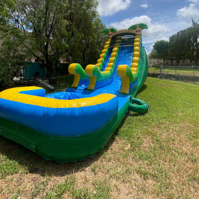 18' Tropical Wet & Dry Slide
