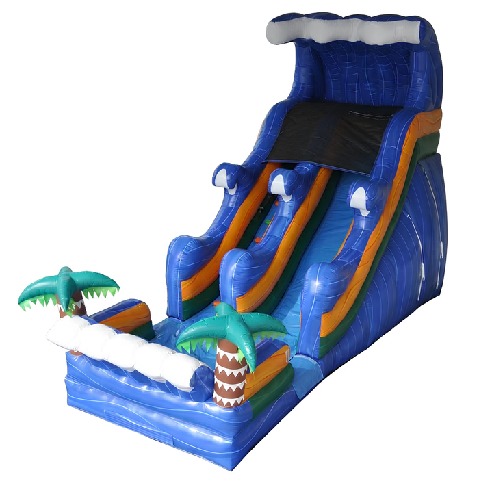 18' Lightweight Surf Ocean Slide with Blower