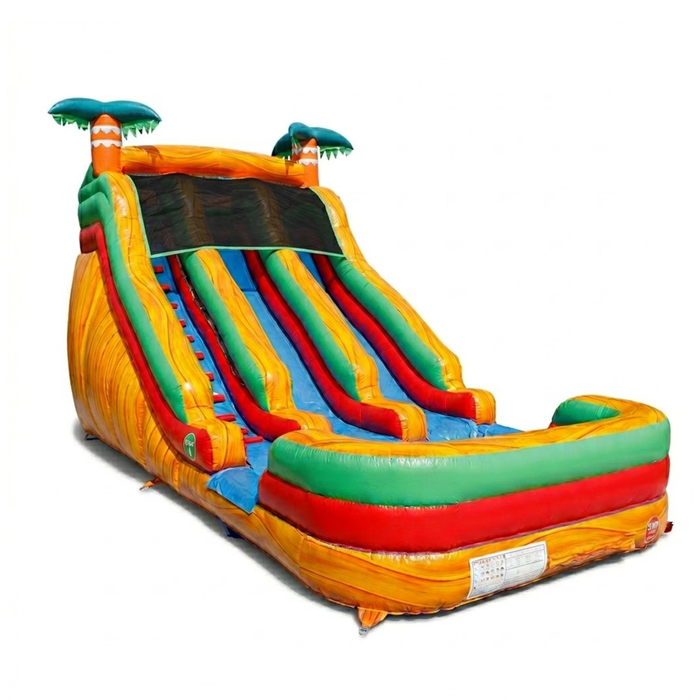 18' Oasis Splash Dual Lane Water Slide – Wet & Dry