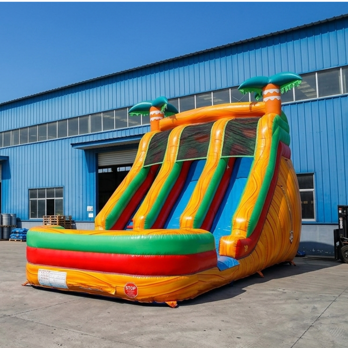 18' Oasis Splash Dual Lane Water Slide – Wet & Dry