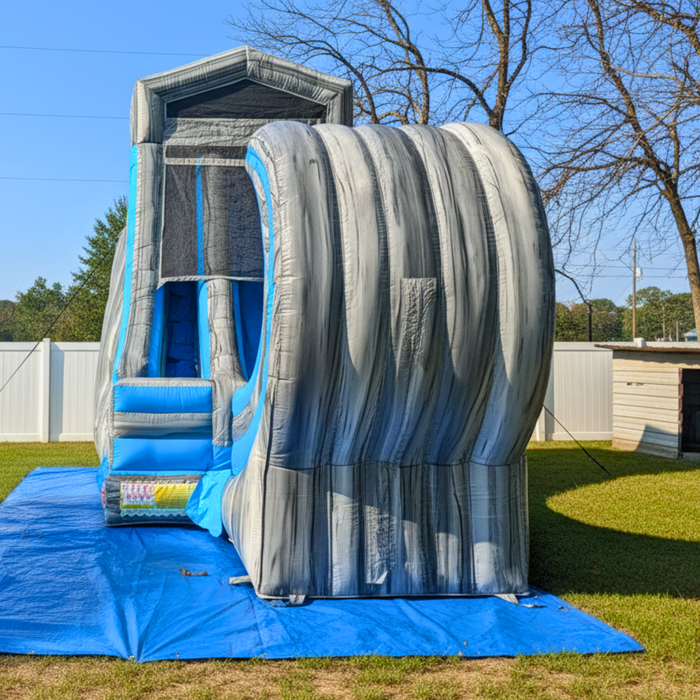 19' Glacier Falls Wet & Dry Slide – Commercial Inflatable