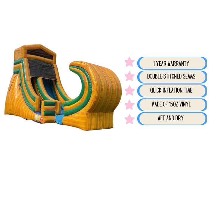 19' Velocity Splash  Wet & Dry Slide