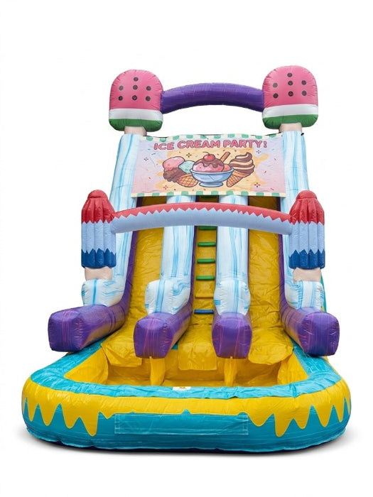 19' Paleta Punch Dual Lane Wet and Dry Slide