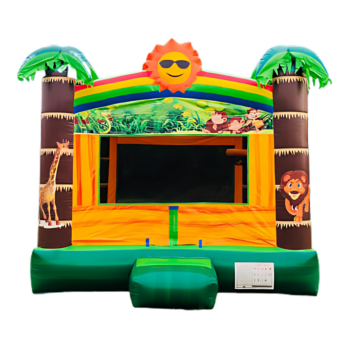 Tropical Marble Bounce House