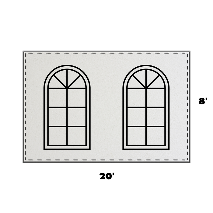 8x20 Universal Blockout Window Sidewall