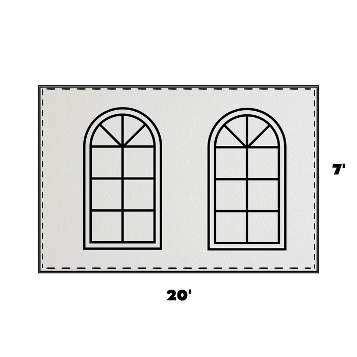 7x20 Universal Blockout Window Sidewall