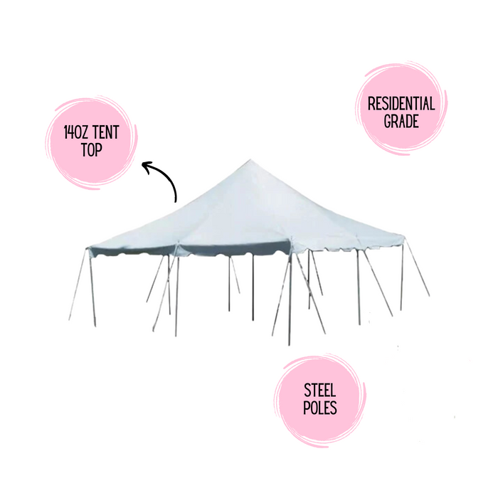 20x20 Residential Pole Tent