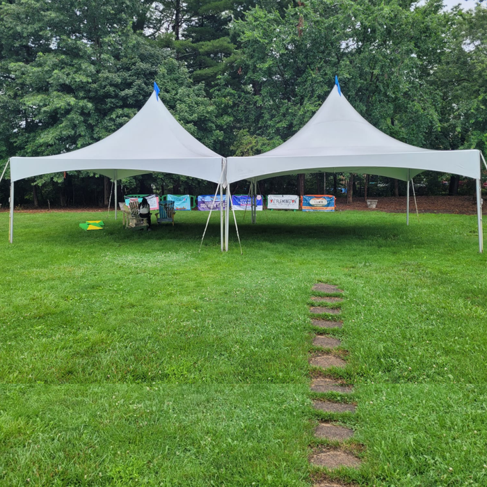 Package - (2) High Peak Frame Tents 20'x20' | Commercial Grade