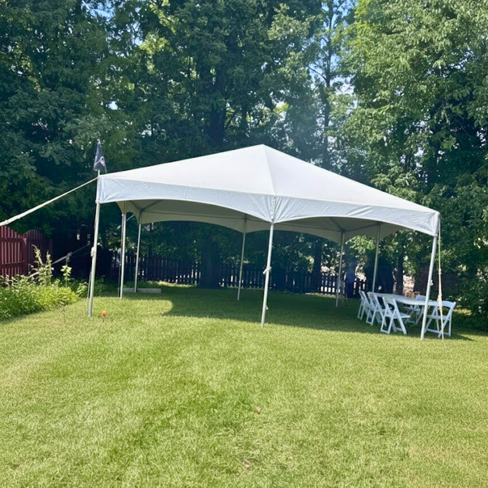 blockout tents 20' x 20' West Coast Frame Party Tent