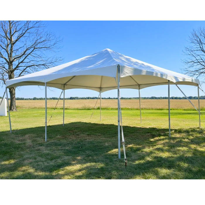 blockout tents 20' x 20' West Coast Frame Party Tent