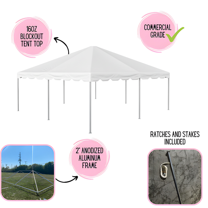 20x20 West Coast Frame Tent - Commercial Party Tent