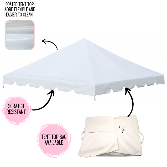 20' Wide Classic Series Frame Tent Top