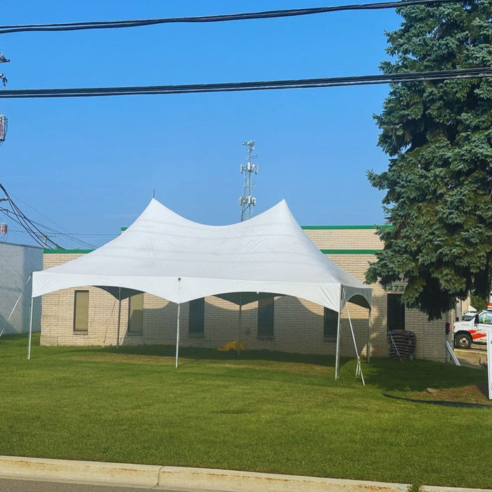 20x30 tent 20x30 High Peak Frame Tent – Commercial White Event Canopy — Beyond Tent