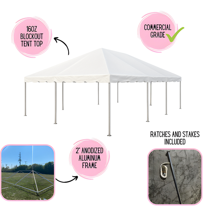 20x30 West Coast Frame Tent - Commercial Party Tent