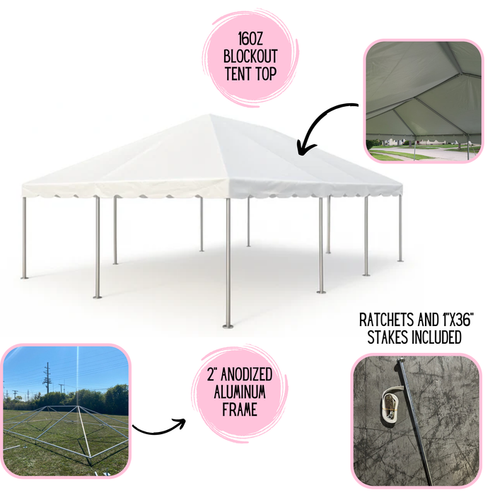 20x30 West Coast Frame Tent - Commercial Grade