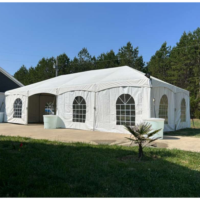 20x40 Master Series Frame Tent - Commercial White Event Canopy