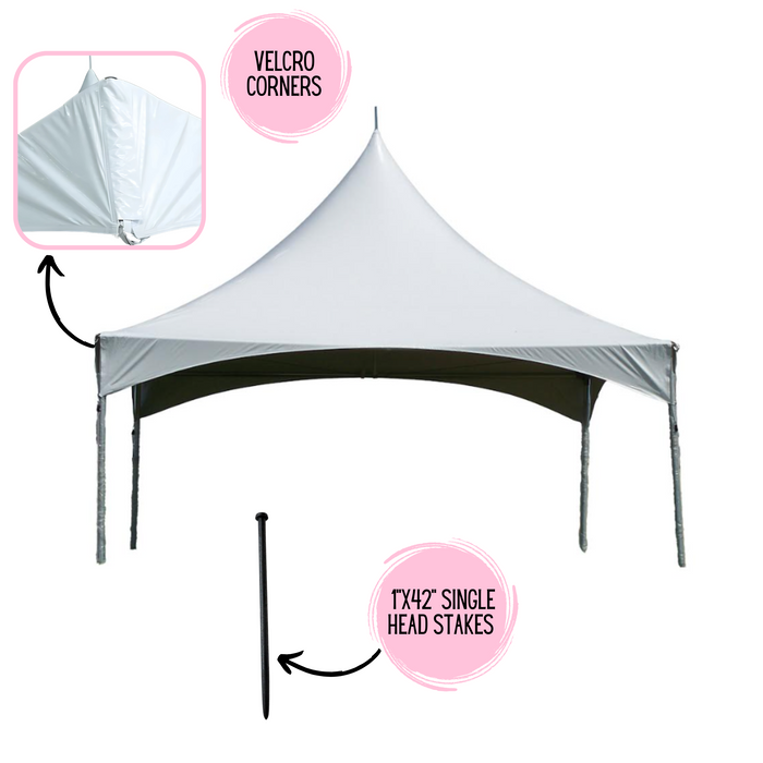 20'x20' Pinnacle Frame Tent