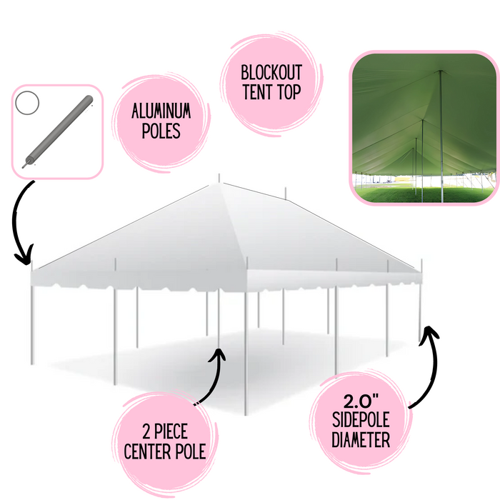 20x40 Classic Series Pole Tent