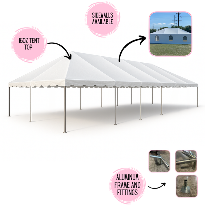 20x40 West Coast Frame Tent - Commercial Party Tent