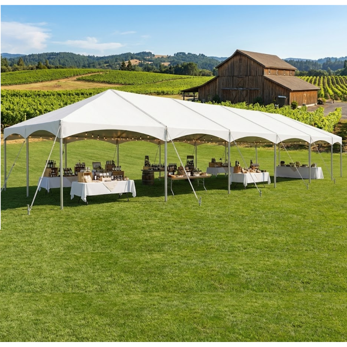 Beyond Tent 20x60 Premium Series Frame Tent – Commercial Grade, 16oz Blockout Vinyl