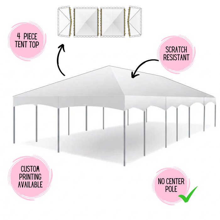 Beyond Tent 20x60 Premium Series Frame Tent – Commercial Grade, 16oz Blockout Vinyl