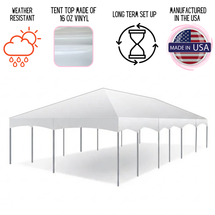 Beyond Tent 20x60 Premium Series Frame Tent – Commercial Grade, 16oz Blockout Vinyl