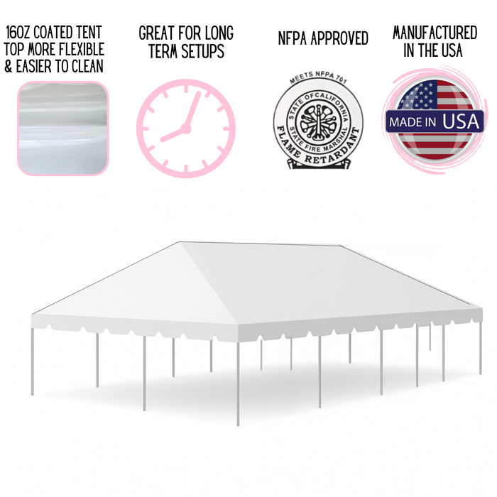 20x50 Classic Series Frame Tent - Commercial Heavy Duty Party & Event Canopy