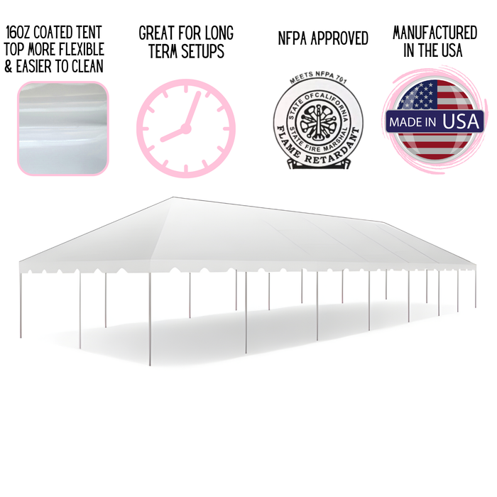 20x80 Classic Series Frame Tent - Commercial Heavy Duty Party & Event Canopy