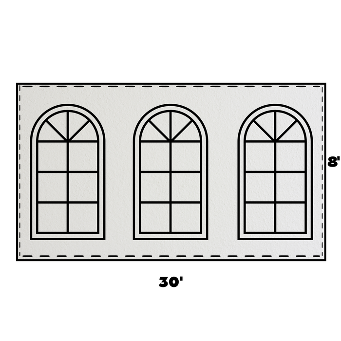8x30 Universal Blockout Window Sidewall
