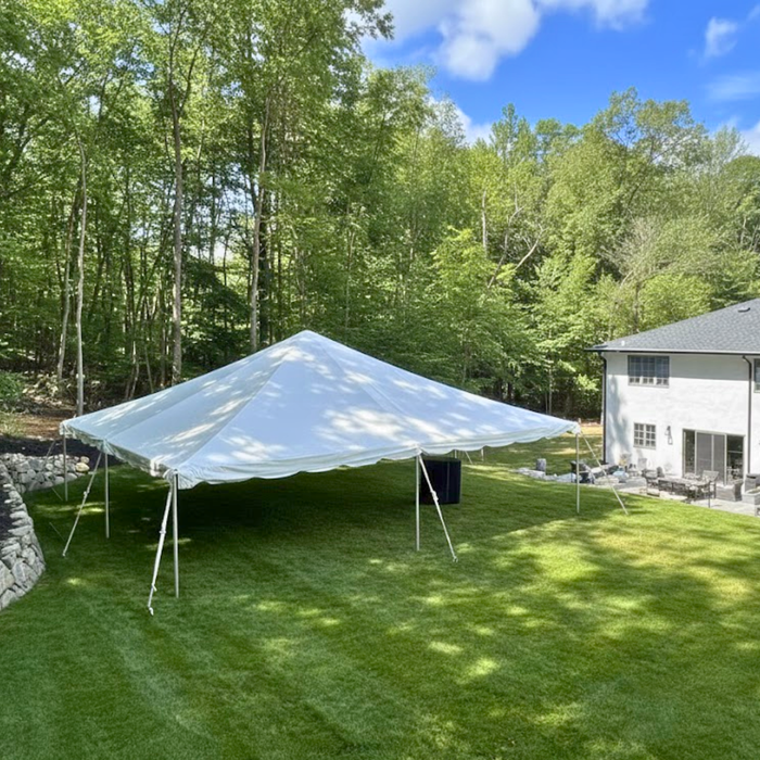 30'x30' Commercial Frame Tent | NFPA 701