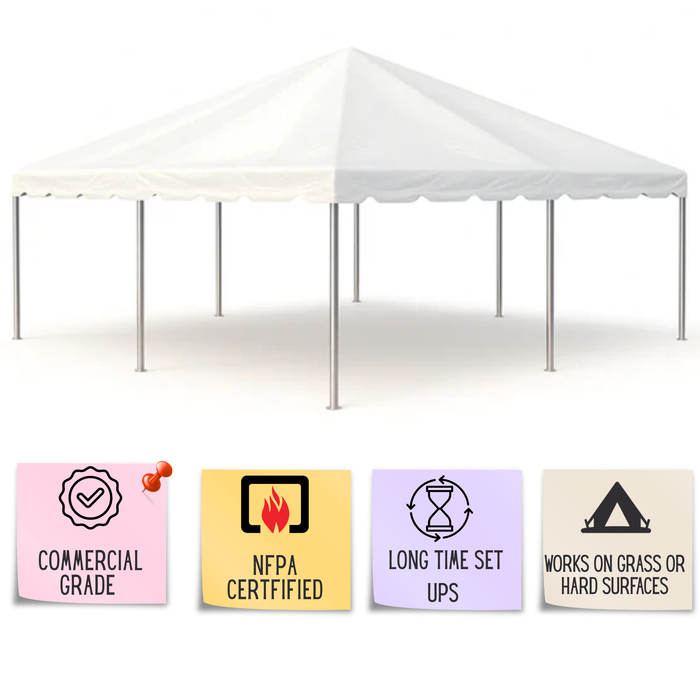 30x30 West Coast Sectional Frame Tent - Commercial Party Tent