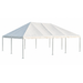 Beyond Tent 30x40 Classic Series West Coast Frame Tent Commercial Grade, angled rendering of white vinyl canopy with clear-span aluminum legs on white background