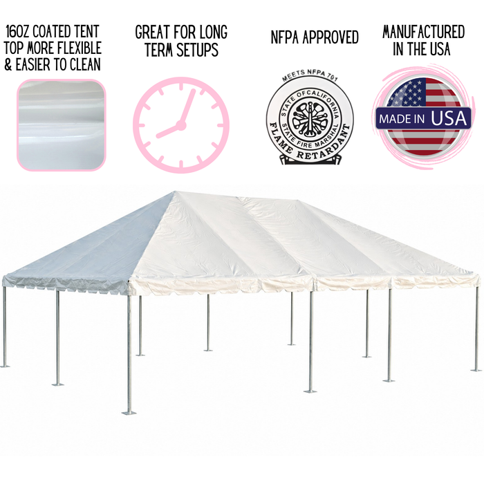 usa made tent 30x40 Classic Series West Coast Frame Tent