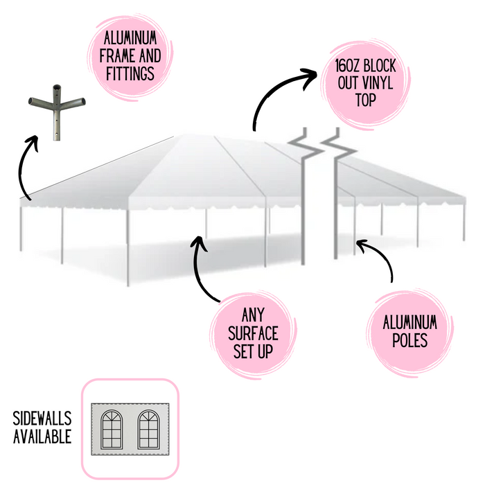 30x75 Classic Series Frame Tent