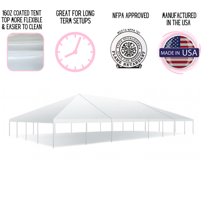 40x100 Classic Frame Tent - Commercial Heavy Duty Party & Event Canopy