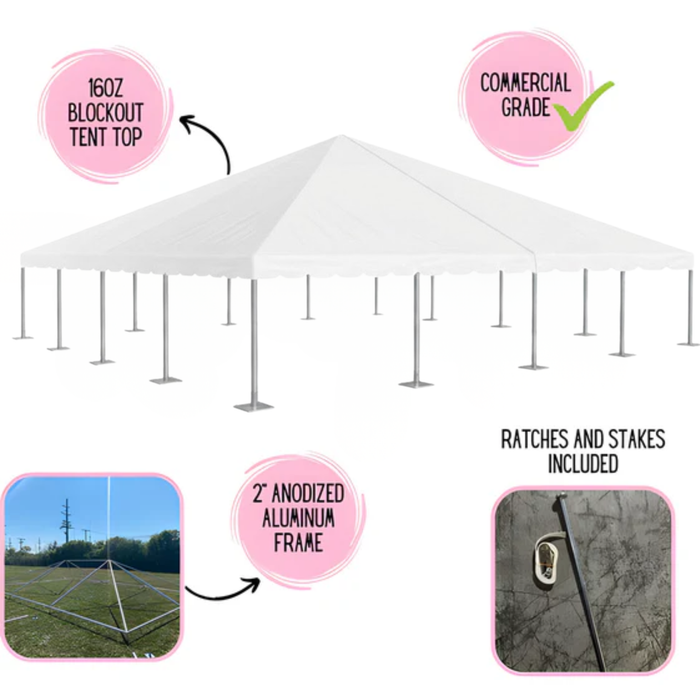 40x40 West Coast Frame Tent - Commercial Party Tent