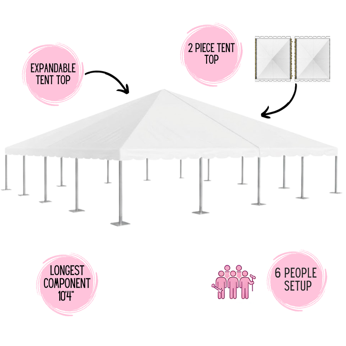 40x40 West Coast Frame Tent - Commercial Party Tent